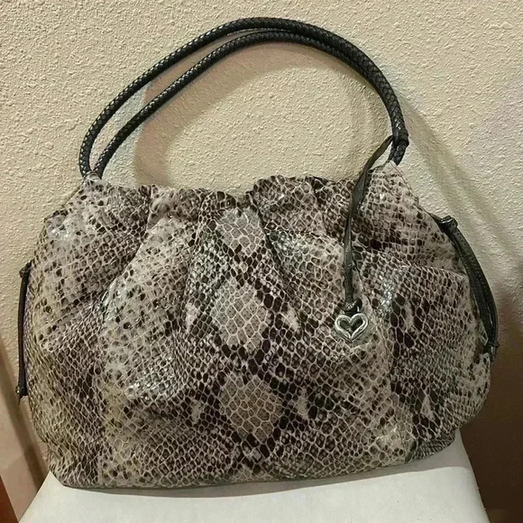 Brighton faux snakeskin purse - Picture 1 of 12